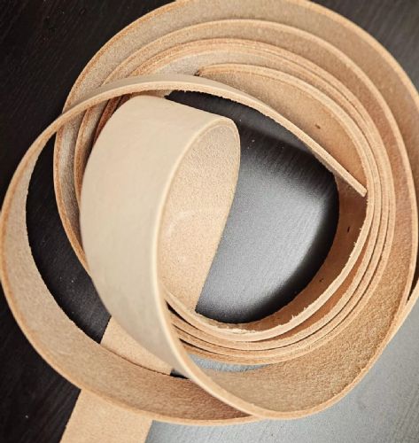 Leather Straps - Natural Veg Tanned - 24 inch (50mm)